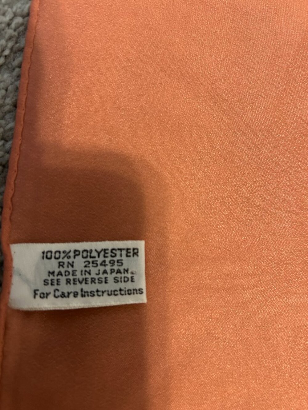 Square polyester scarf - Picture 3 of 4